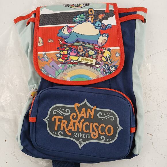 Pokémon World Championships 2016 San Francisco Backpack Official Event Bag Rare - Picture 1 of 13